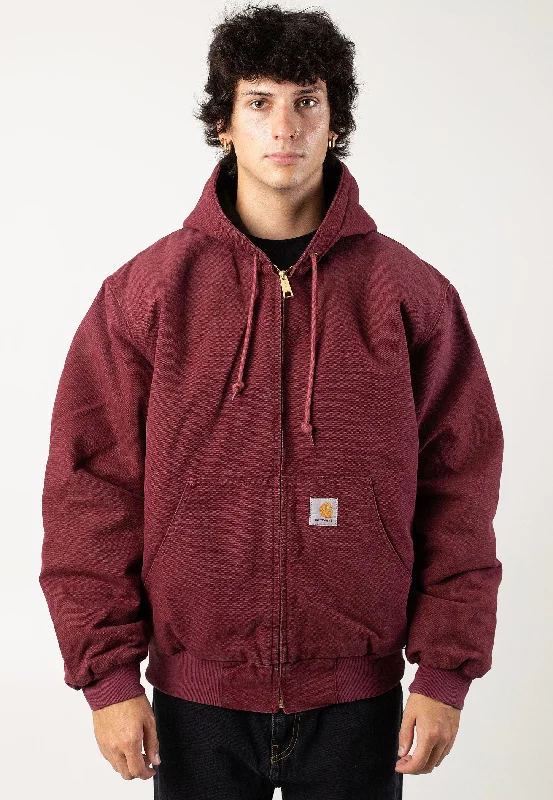 Men’s fashion just got more affordable – shop now! Carhartt WIP - Og Active Aged Canvas Malbec - Jacket Men’s fashion just got more affordable – shop now! Carhartt WIP - Og Active Aged Canvas Malbec - Jacket