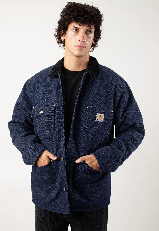Flash sale: Save big on men's clothing this weekend! Carhartt WIP - Og Chore Coat Aged Canvas Air Force Blue/Black - Jacket Flash sale: Save big on men's clothing this weekend! Carhartt WIP - Og Chore Coat Aged Canvas Air Force Blue/Black - Jacket