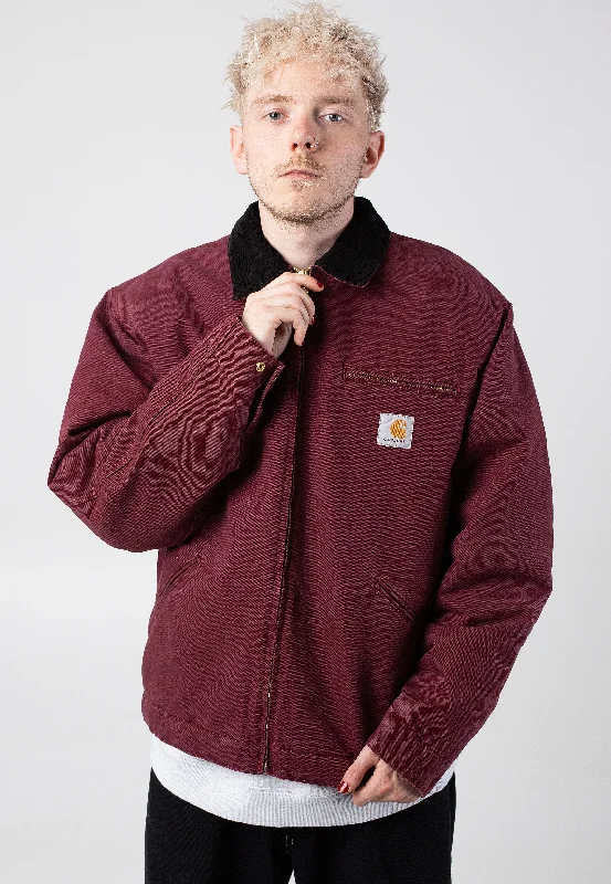 Exclusive offers on the latest clothing styles for men . Carhartt WIP - Og Detroit Aged Canvas Malbec/Black - Jacket Exclusive offers on the latest clothing styles for men . Carhartt WIP - Og Detroit Aged Canvas Malbec/Black - Jacket