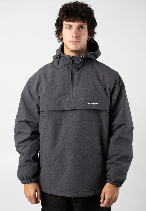 Exclusive online offer: Save 30% on all men's clothing. Carhartt WIP - Windbreaker Graphite/White - Jacket Exclusive online offer: Save 30% on all men's clothing. Carhartt WIP - Windbreaker Graphite/White - Jacket