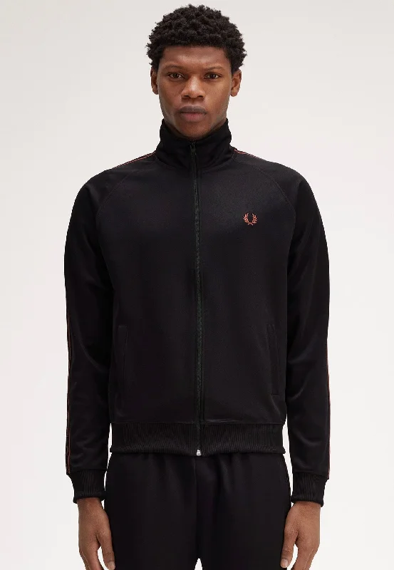 Shop the season’s best styles at discounted prices on men's clothing. Fred Perry - Contrast Tape Track Black/Whisky Brown - Track Jacket Shop the season’s best styles at discounted prices on men's clothing. Fred Perry - Contrast Tape Track Black/Whisky Brown - Track Jacket