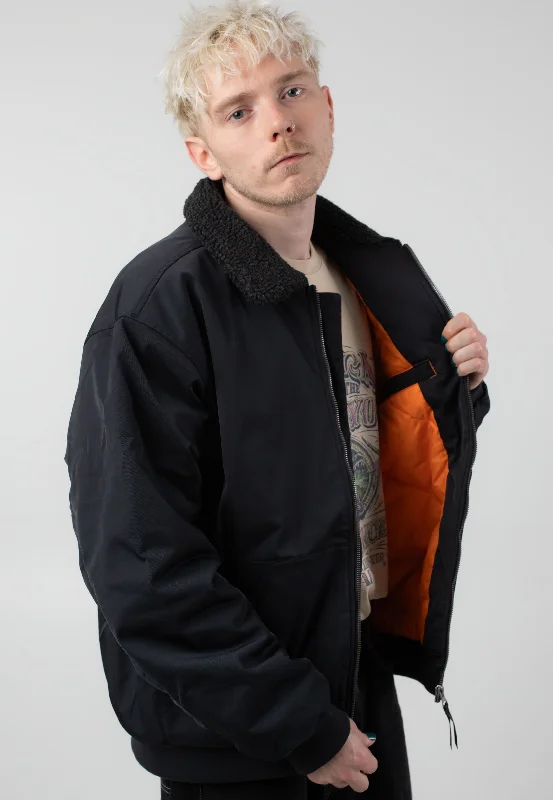 Exclusive discounts on all types of clothing – Shop now!  Iriedaily - U Rope Pilot Black - Jacket