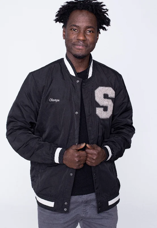 Shop stylish clothing for less – Great deals this week only. Only & Sons - Ace Varsity Black - Jacket Shop stylish clothing for less – Great deals this week only. Only & Sons - Ace Varsity Black - Jacket