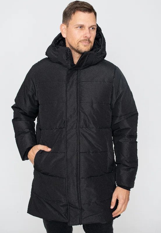 Shop the best  fashion at prices you can’t beat.  Only & Sons - Carl Long Quilted Black - Jacket