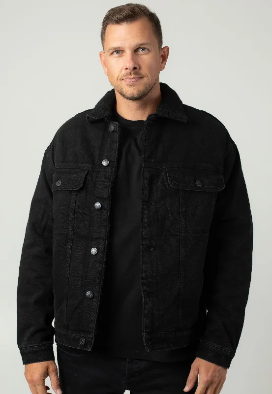 Shop exclusive offers on men’sapparel Only & Sons - Wilson Sherpa Black Denim - Jeans Jacket Shop exclusive offers on men’sapparel Only & Sons - Wilson Sherpa Black Denim - Jeans Jacket