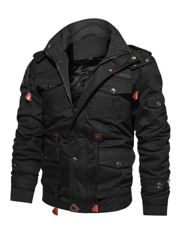 Shop the best clothing sales of the year! Loose Stand Collar Hooded Men Winter Jacket Shop the best clothing sales of the year! Loose Stand Collar Hooded Men Winter Jacket