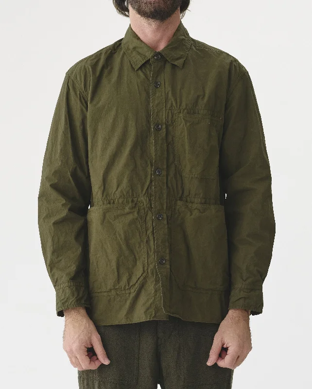 Exclusive offers on men’s wardrobe essentials – save more now!  TYPEWRITER SHIRT JACKET / ARMY GREEN