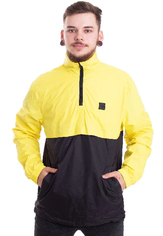 Huge savings on popular clothing styles –  Urban Classics - Stand Up Collar Brightyellow/Black - Jacket