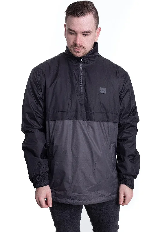Shop our men's clothing collection for the best prices of the season.  Urban Classics - Stand Up Collar Pull Over Black/Darkshadow - Windbreaker