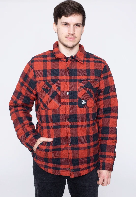 Shop exclusive offers on men’sapparel Vintage Industries - Darwin Orange Check - Jacket Shop exclusive offers on men’sapparel Vintage Industries - Darwin Orange Check - Jacket