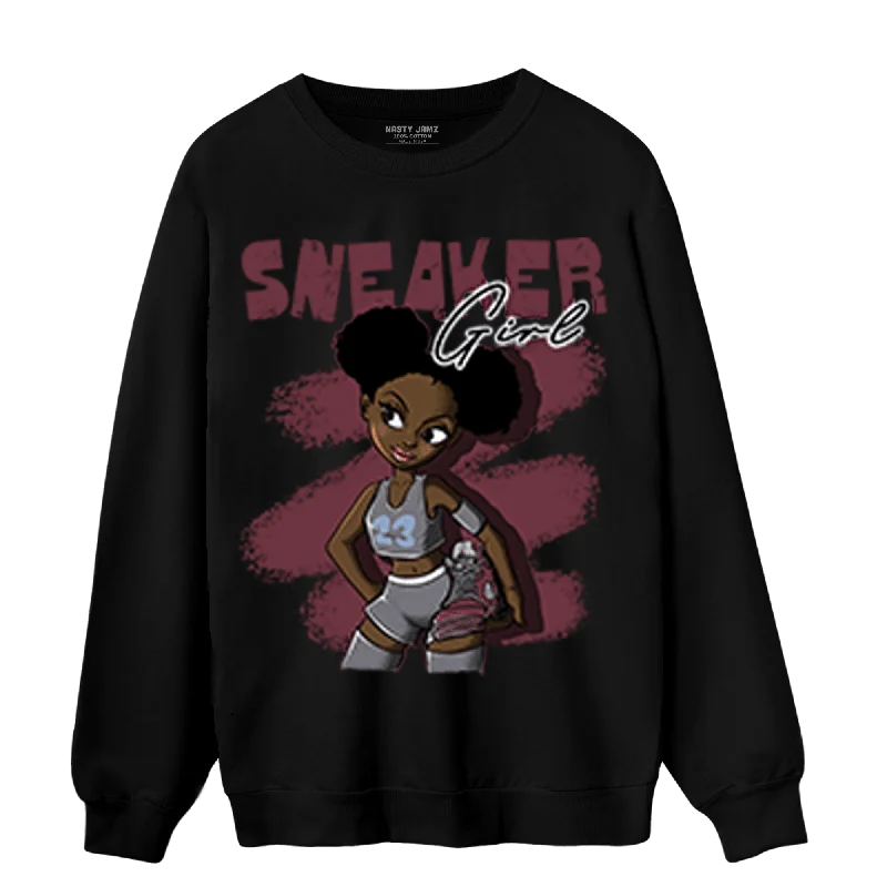 Shop men’s fashion at discount prices and save up to 70%! NastyJamz Burgundy 5s Sweatshirt Match Black Sneaker Girl Shop men’s fashion at discount prices and save up to 70%! NastyJamz Burgundy 5s Sweatshirt Match Black Sneaker Girl