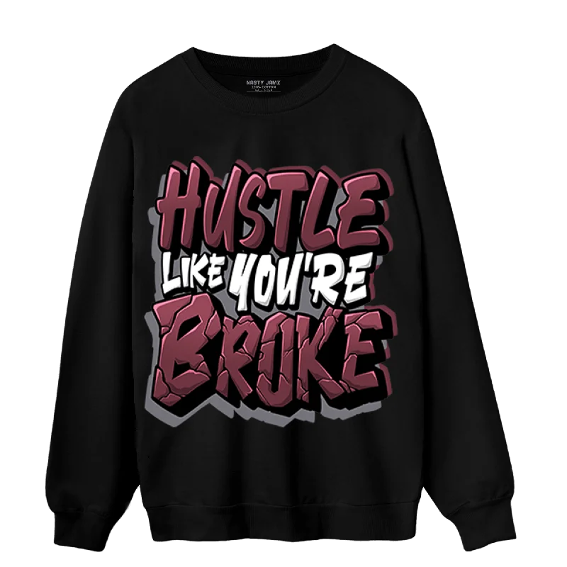 Save more with our buy-more, save-more deals on men’s fashion. NastyJamz Burgundy 5s Sweatshirt Match Hustle Like Broke Save more with our buy-more, save-more deals on men’s fashion. NastyJamz Burgundy 5s Sweatshirt Match Hustle Like Broke