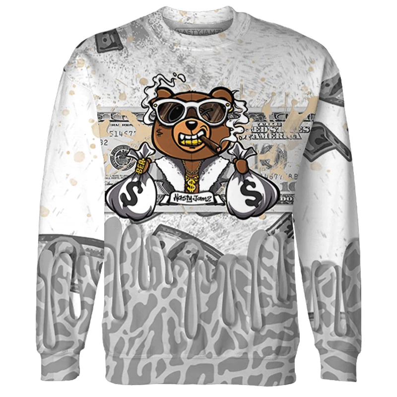 Exclusive online offer: Save 30% on all men's clothing. NastyJamz Craft Ivory 3s Sweatshirt Match BER Dollar 3D All-Over Print Exclusive online offer: Save 30% on all men's clothing. NastyJamz Craft Ivory 3s Sweatshirt Match BER Dollar 3D All-Over Print