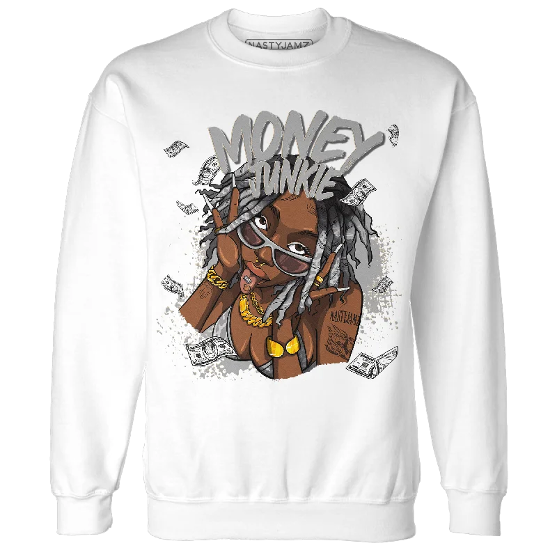 Don’t miss out – huge discounts on men’s trendy styles.  NastyJamz Craft Ivory 3s Sweatshirt Match Money Junkie