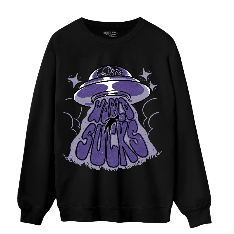 Get the latest trends in men’s clothing – huge savings inside.  NastyJamz Dunk Low Plum Sweatshirt Match World Sucks