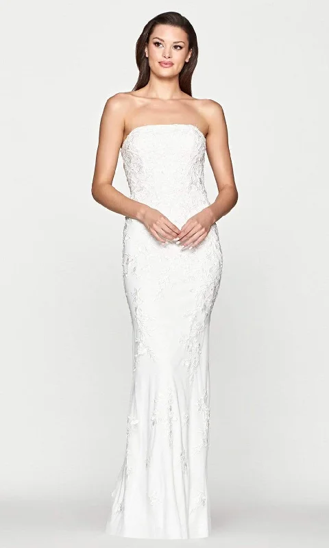 Faviana - S10507 Strapless Sheath Evening Dress