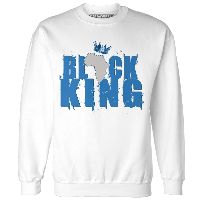 Exclusive online discounts – Shop clothing for every occasion! NastyJamz Industrial Blue 4s Sweatshirt Match Black King Crown Exclusive online discounts – Shop clothing for every occasion! NastyJamz Industrial Blue 4s Sweatshirt Match Black King Crown