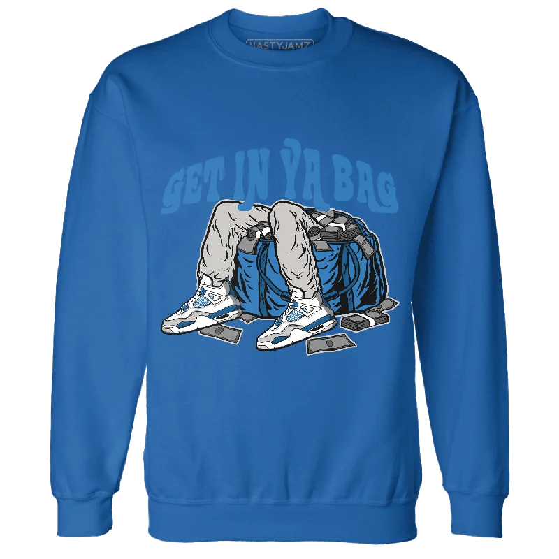 Shop the latest styles in men’s fashion – don’t miss out on these deals!  NastyJamz Industrial Blue 4s Sweatshirt Match Get Ya In Bag