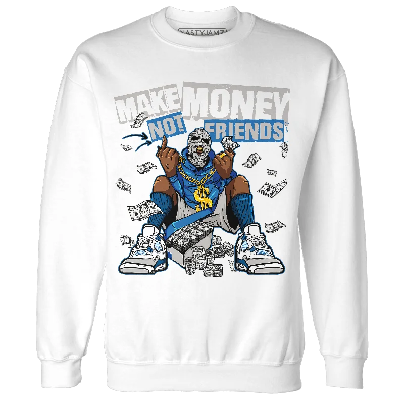 Save big on men’s casual wear – today only!  NastyJamz Industrial Blue 4s Sweatshirt Match Make Money Not Friends