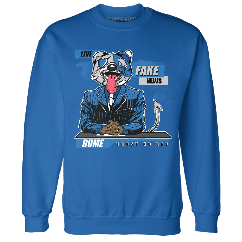 Get men’s fashion for less – shop the best deals of the year.  NastyJamz Industrial Blue 4s Sweatshirt Match News Presenter BER