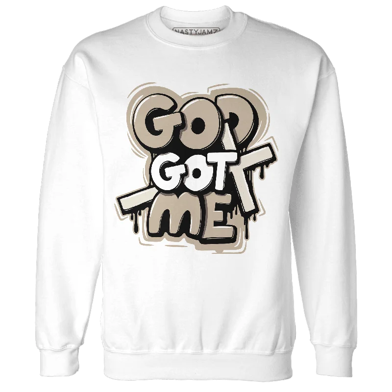 Shop the best in men’s fashion for less – limited-time sale! NastyJamz Latte 1s Sweatshirt Match God Got Me Shop the best in men’s fashion for less – limited-time sale! NastyJamz Latte 1s Sweatshirt Match God Got Me