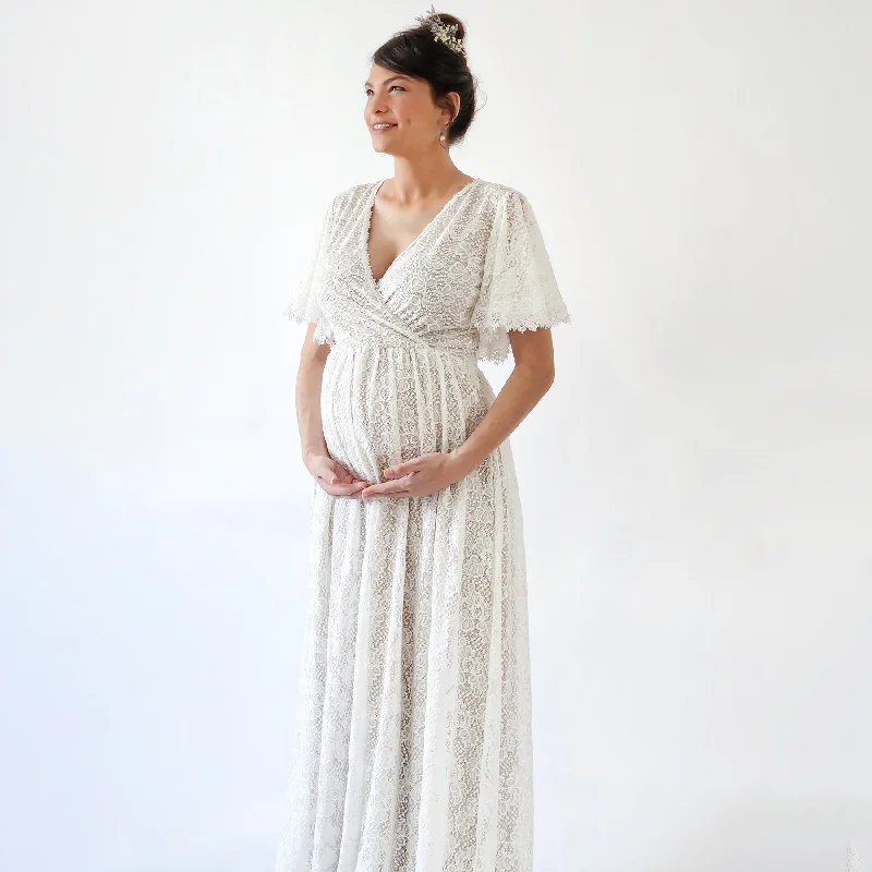 Maternity Pearl Dress #7016