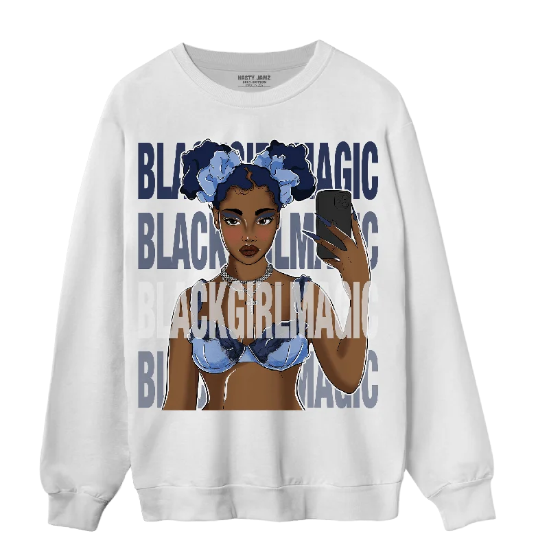 Look sharp without breaking the bank – men’s clothing sale now!  NastyJamz Midnight Navy 5s Sweatshirt Match Black Magic Girl Selfie