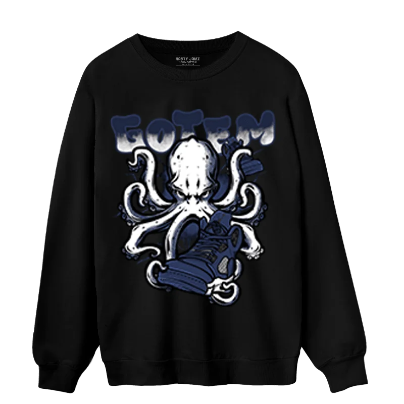 Exclusive clothing deals for  customers – Shop today!  NastyJamz Midnight Navy 5s Sweatshirt Match Octopus Got Em
