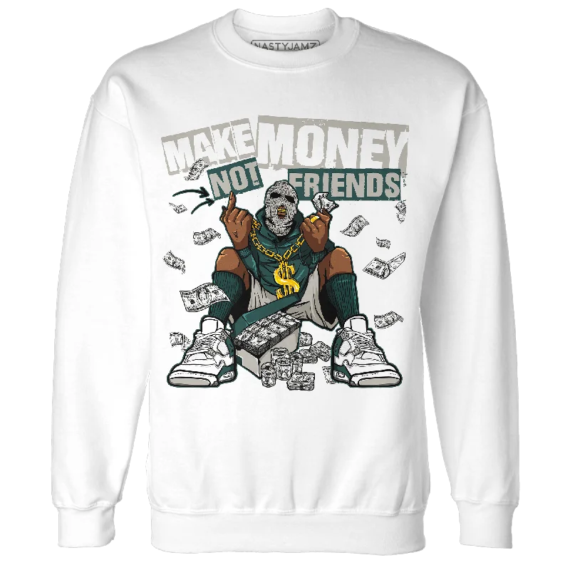 Upgrade your look with stylish, affordable men’s clothing.  NastyJamz Oxidized Green 4s Sweatshirt Match Make Money Not Friends