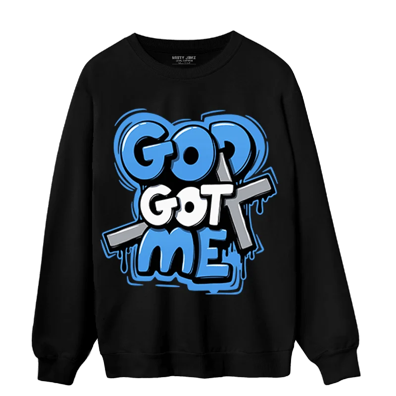 Shop online now for exclusive savings on men’s clothing. NastyJamz University Blue 5s Sweatshirt Match God Got Me Shop online now for exclusive savings on men’s clothing. NastyJamz University Blue 5s Sweatshirt Match God Got Me