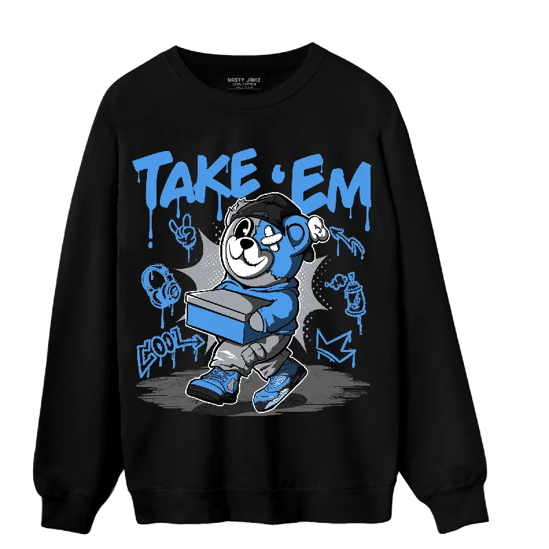 Don’t wait – Shop now for limited-time discounts on trendy clothing. NastyJamz University Blue 5s Sweatshirt Match Take 'Em Don’t wait – Shop now for limited-time discounts on trendy clothing. NastyJamz University Blue 5s Sweatshirt Match Take 'Em