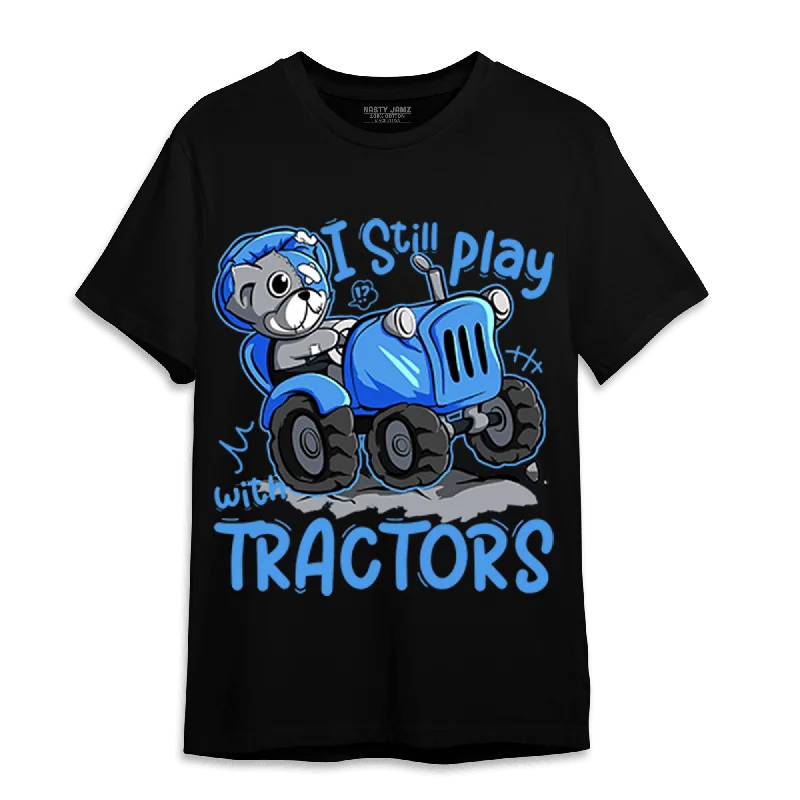 NastyJamz University Blue 5s T Shirt Match Play With Tractors BER