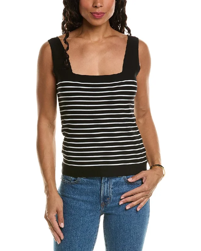  – Shop stylish items today!  Elie Tahari Square Neck Tank Sweater