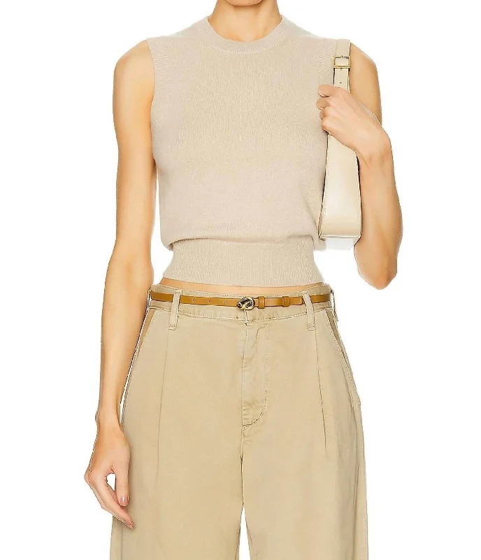 Save on trendy clothing for every season –Shoppers get exclusive deals.  May Sweater Tank In Taupe