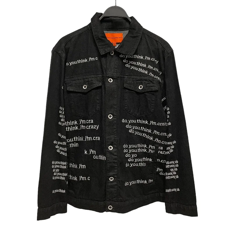Shop now for the latest fashion trends and enjoy special promotions! WHO DECIDES WAR/Denim Jkt/M/Denim/BLK/do u think im crazy stitch Shop now for the latest fashion trends and enjoy special promotions! WHO DECIDES WAR/Denim Jkt/M/Denim/BLK/do u think im crazy stitch