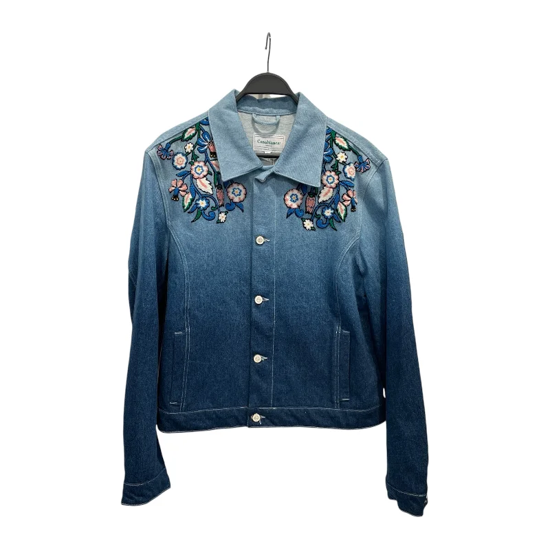 – Shop stylish items today!  CASABLANCA/Denim Jkt/52/Denim/NVY/NWT embroidery jkt