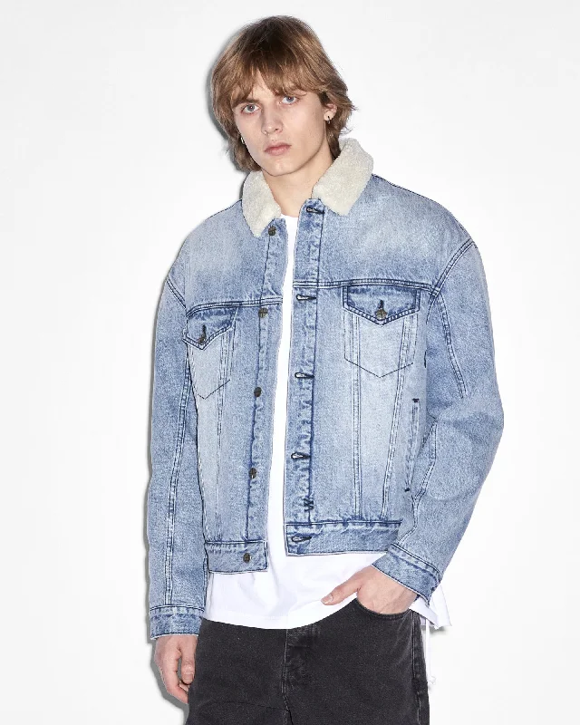 Shop the best clothing sale – Limited-time offer.  OH G JACKET SHERPA MID BLUE