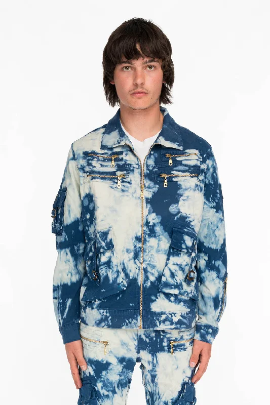 Shop stylish clothing for less – Great deals this week only. RAPTOR MILITARY STYLE MEN'S JACKET IN TIE DYE BLUE AND WHITE Shop stylish clothing for less – Great deals this week only. RAPTOR MILITARY STYLE MEN'S JACKET IN TIE DYE BLUE AND WHITE
