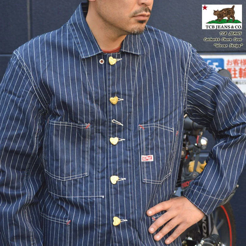 Limited-time sale: Save on all your favorite clothing items. TCB jeans "Cathartt Chore Coat Woven Stripe" Chore Coat Limited-time sale: Save on all your favorite clothing items. TCB jeans "Cathartt Chore Coat Woven Stripe" Chore Coat