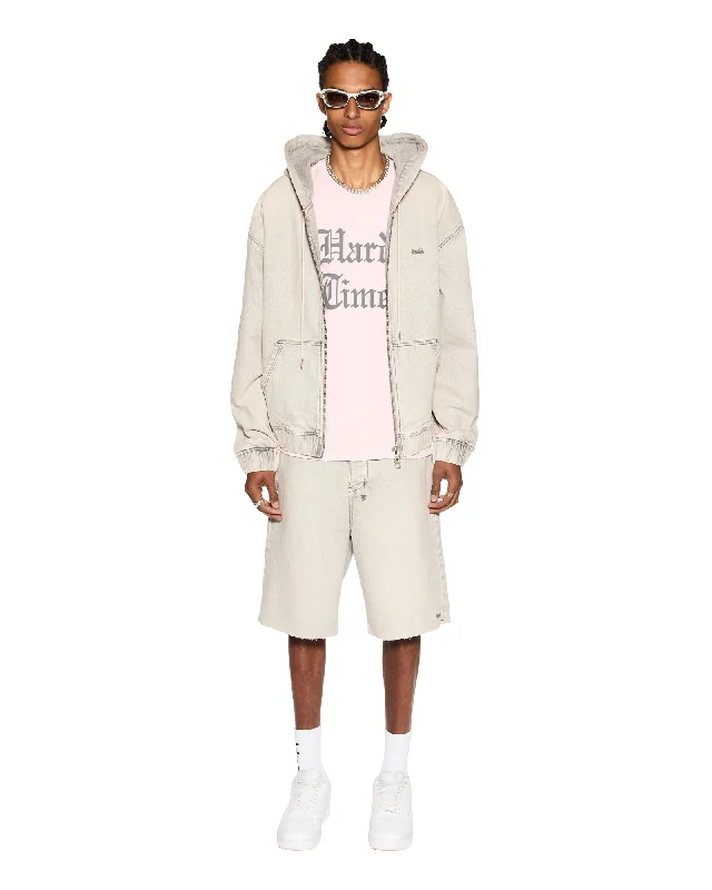 Buy more, save more –  ZIPPED DENIM HOODIE PLUTO