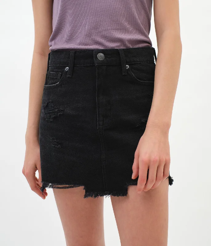 A perfect wardrobe for fashionable women Aeropostale Womens Real Denim High-Rise Mini Skirt A perfect wardrobe for fashionable women Aeropostale Womens Real Denim High-Rise Mini Skirt