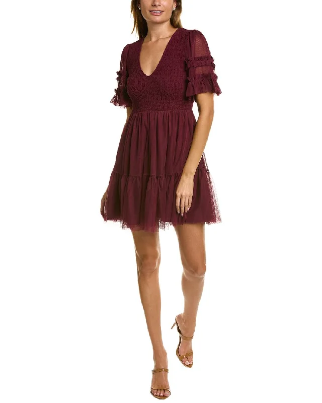 Bold, confident, and stylish women’s clothing   Boden Tulle Smocked Mini Party Dress