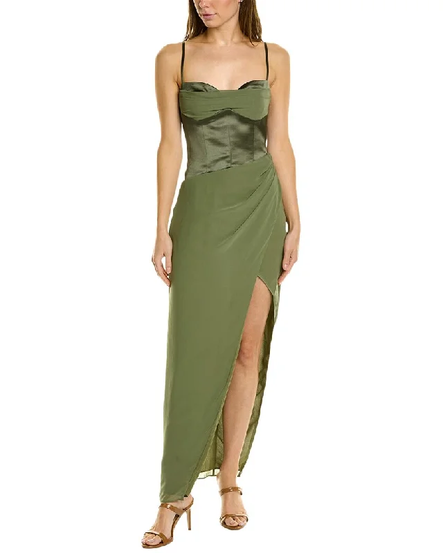 Casual outfits that elevate your style   Nicholas Solara Silk-Blend Gown