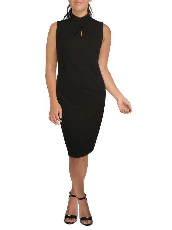 Affordable stylish women’s fashion collection   Plus Womens Formal Knee Sheath Dress
