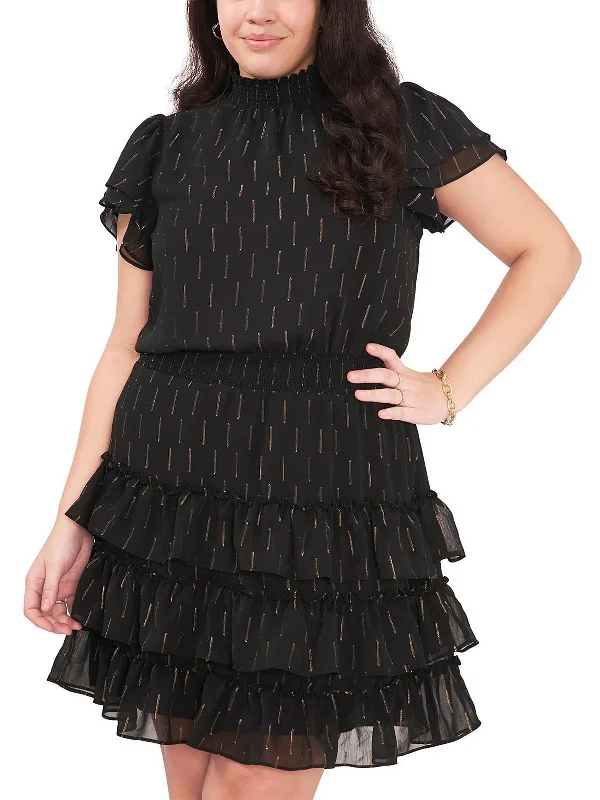 Stylish and comfortable outfits for women Plus Womens Smocked Knee-Length Cocktail and Party Dress Stylish and comfortable outfits for women Plus Womens Smocked Knee-Length Cocktail and Party Dress