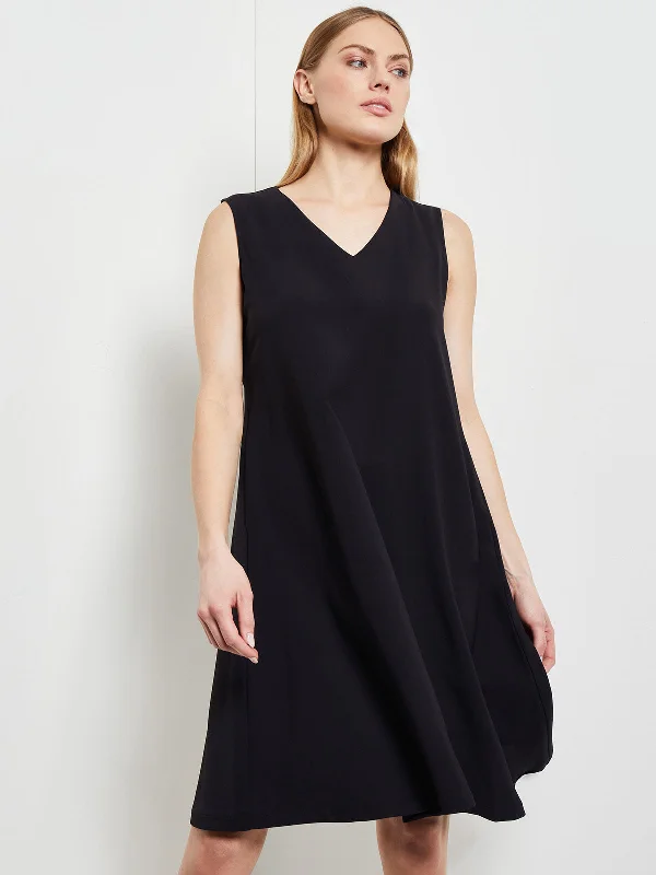 Women’s clothing that fits your personality and style   Sleeveless Woven Swing Dress