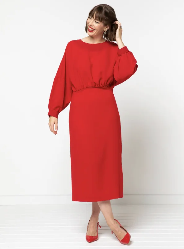 Trendy women’s clothing    Style Arc Elsbeth Woven Dress