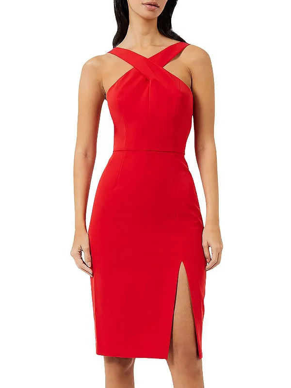 Designer-inspired women’s fashion at affordable prices Womens Crepe Knee Halter Dress Designer-inspired women’s fashion at affordable prices Womens Crepe Knee Halter Dress