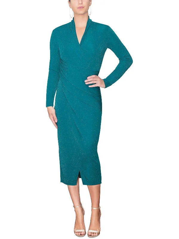 Discover the latest trends in women’s fashion Womens Faux Wrap Midi Cocktail and Party Dress Discover the latest trends in women’s fashion Womens Faux Wrap Midi Cocktail and Party Dress