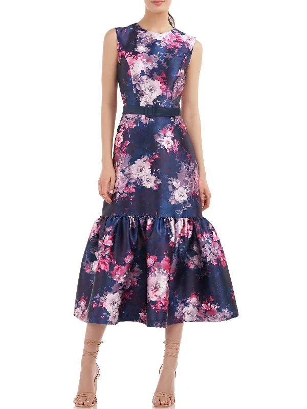 Trendy women’s clothing with a modern twist Womens Floral Midi Cocktail and Party Dress Trendy women’s clothing with a modern twist Womens Floral Midi Cocktail and Party Dress